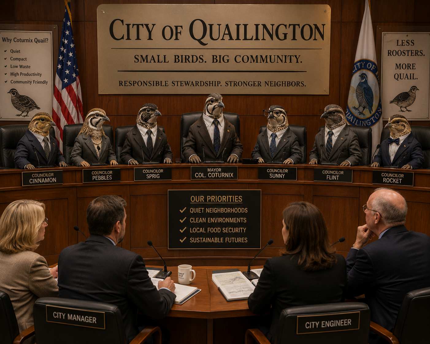 The Case for Coturnix Quail in Cities