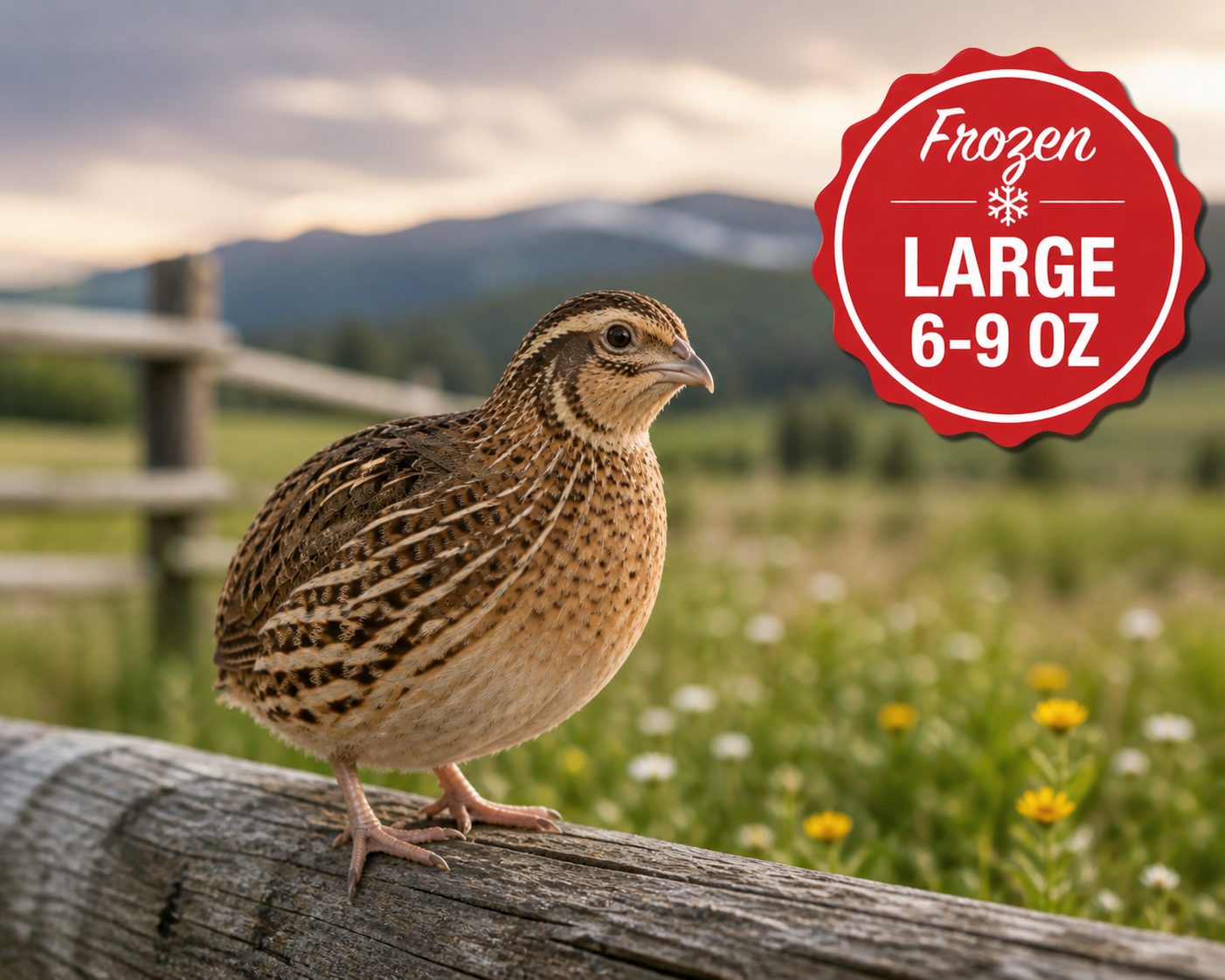 Frozen Whole Quail – Large