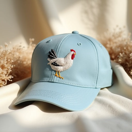 Chicken Mom Embroidered Cap